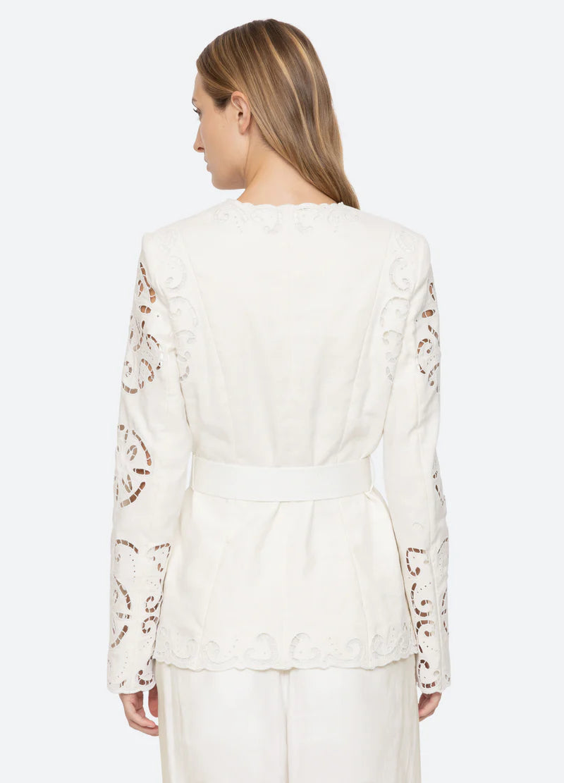 Dahlia Eyelet Blazer
