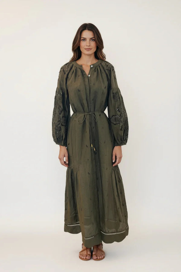 Sunshine Babe Long Olive Green