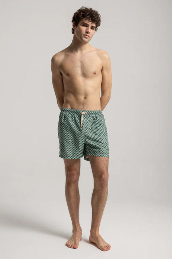 Sage Grains Swim Shorts