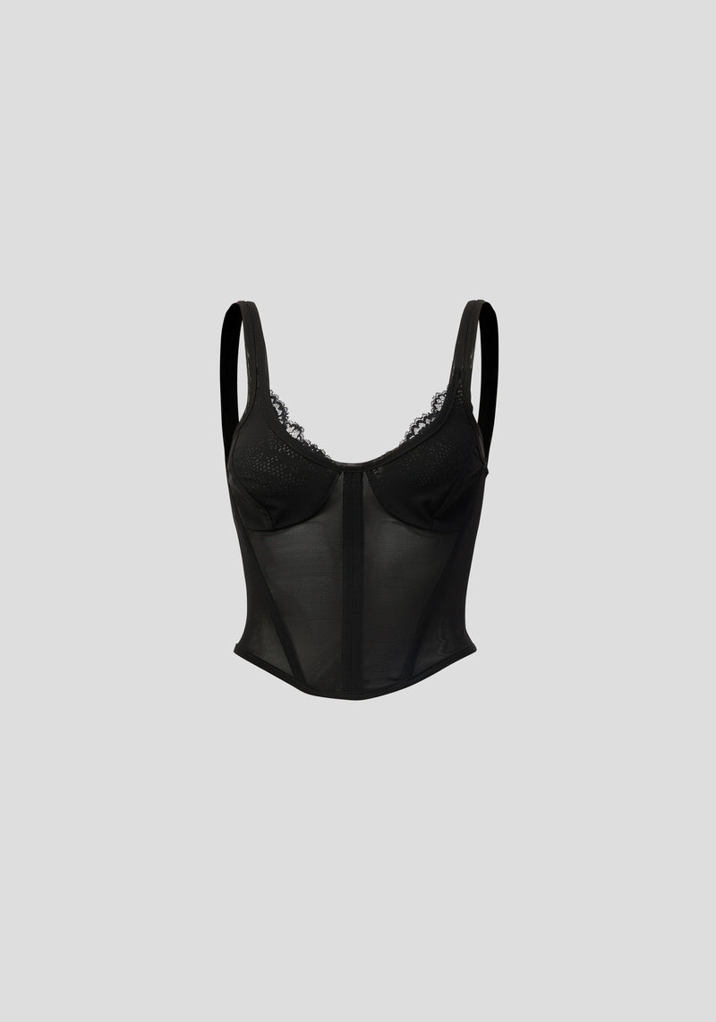 Salacious Bustier Black