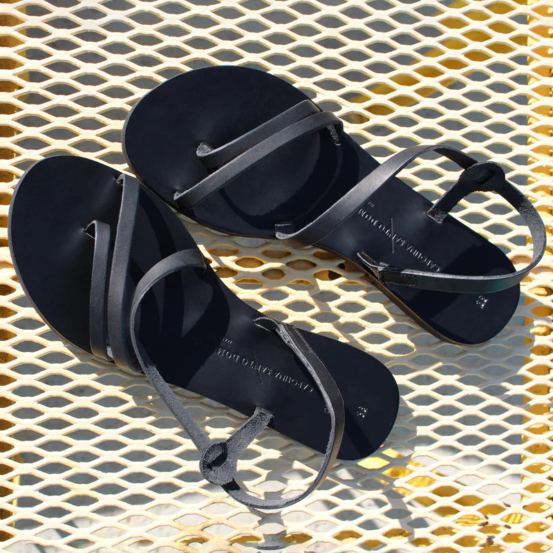 Salina All Black Sandal