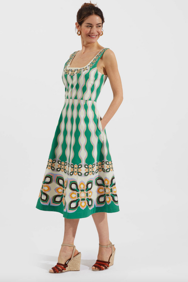 LA DOUBLE J Sophia Dress Placed (Final Sale) CURIO FAENA MIAMI