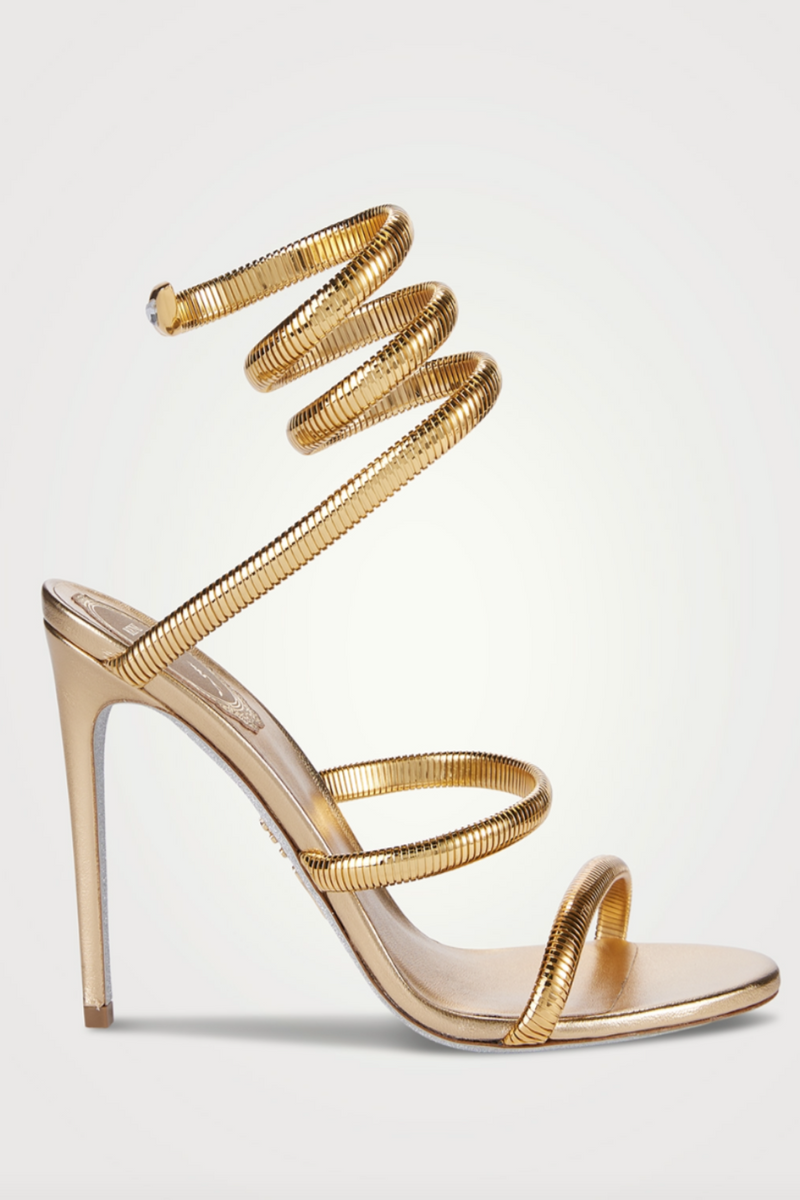 juniper gold sandal metallic high heel show wrap ankle juniper