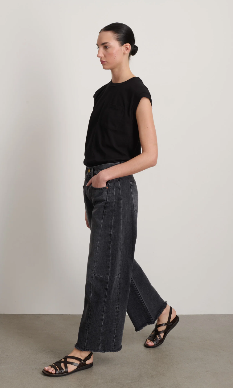 Relaxed Lasso Jean Stil Black