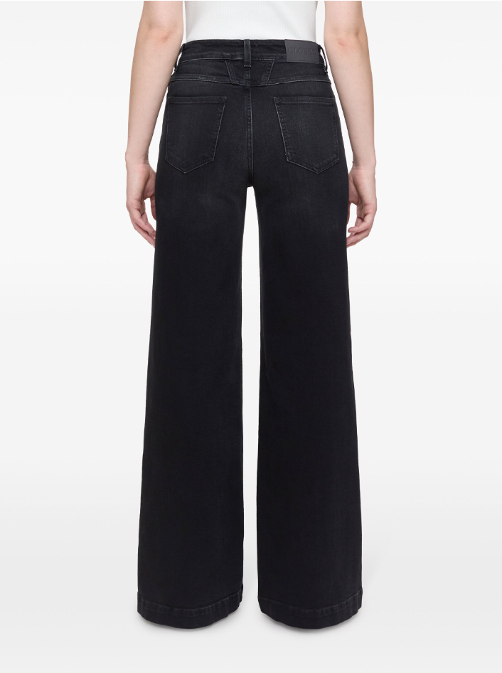 Glow Up Wide Jeans Dark Grey