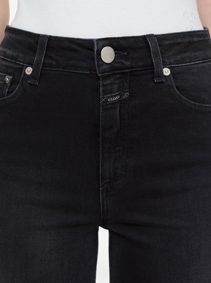 Glow Up Wide Jeans Dark Grey