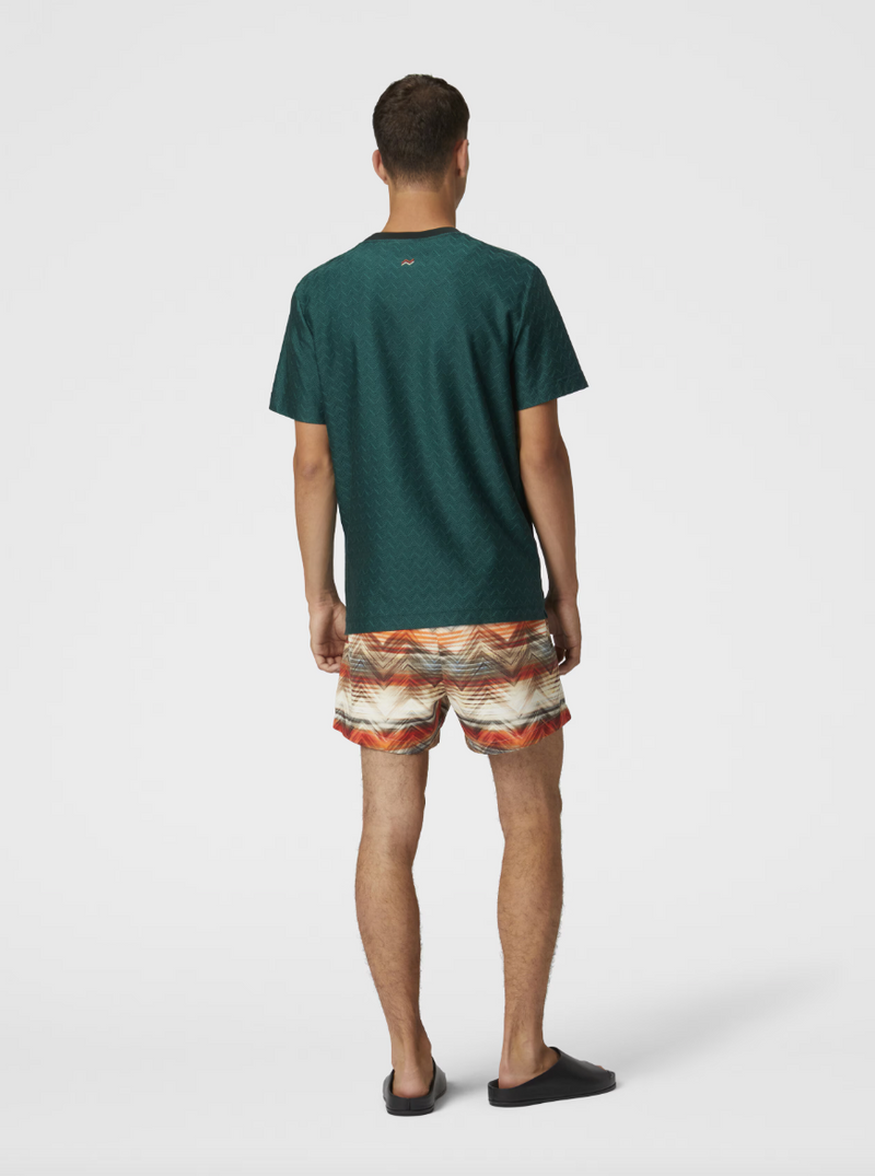 Medium Length Swim Short Orange