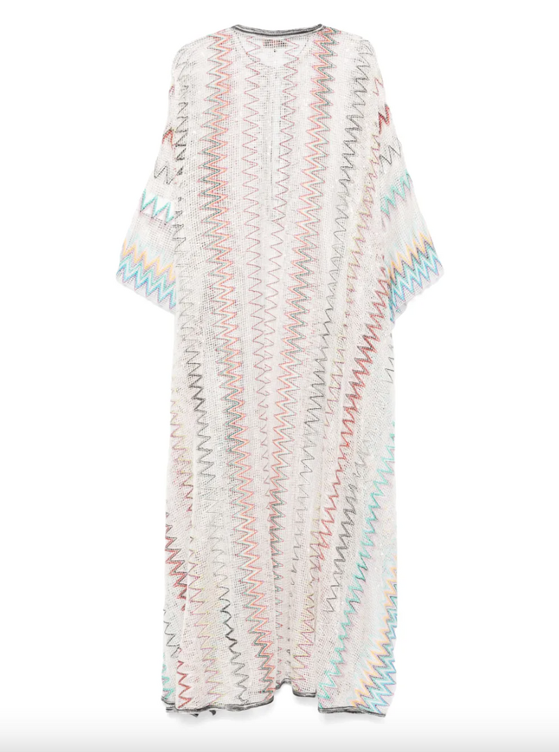 Open-Knit Beach Kaftan