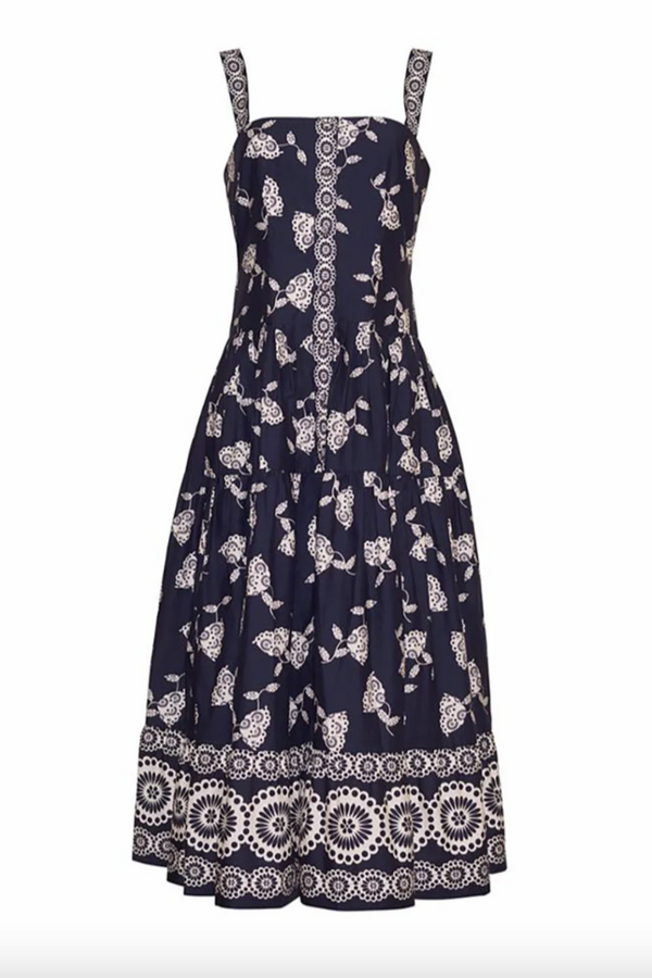 Margarita Dress Floret Evening Blue