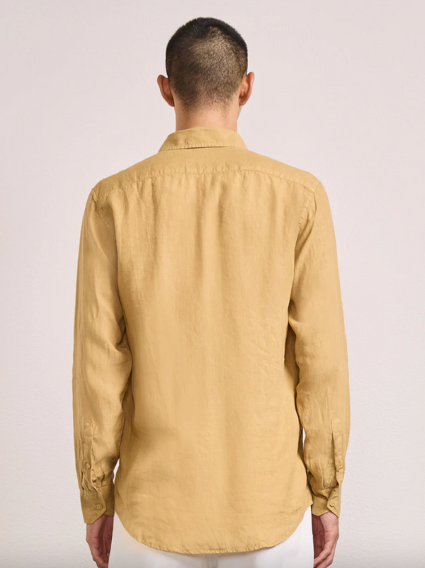 Antonio GD Linen LS Shirt Dried Moss