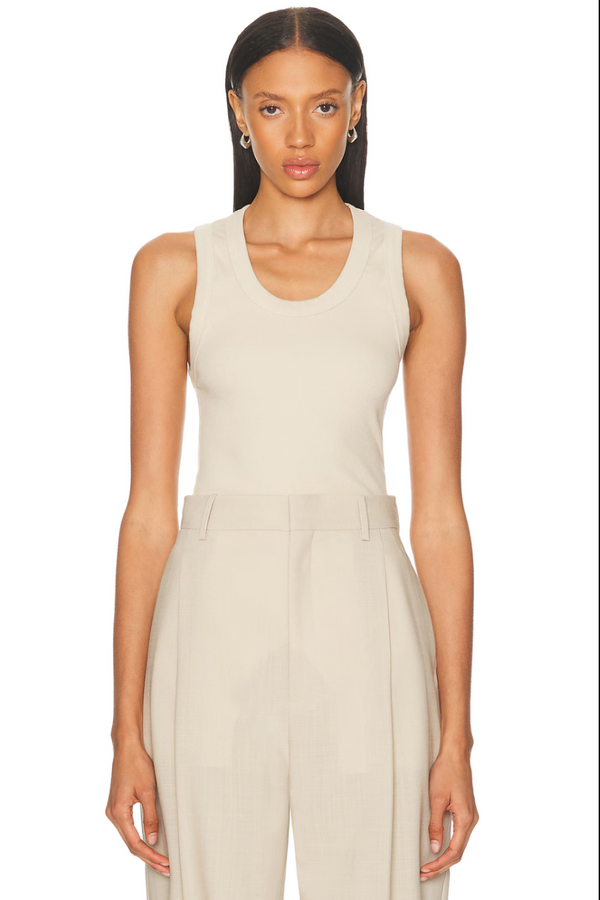 Scoop Neck Tank Sand