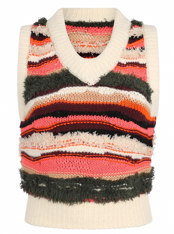 Fox Vest  Ruby Marble