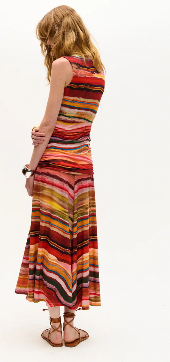 Regina Dress Ruby Marble