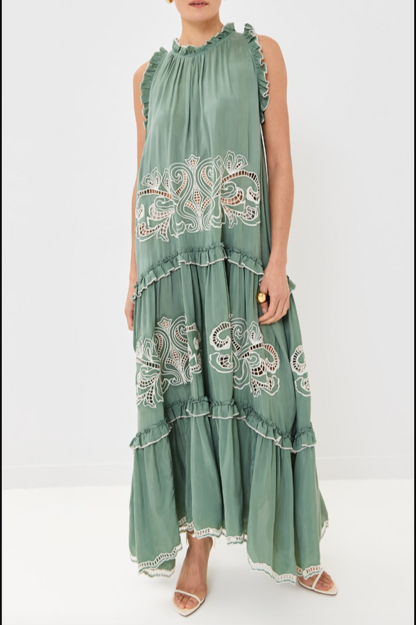 Miriam Dress Dark Green