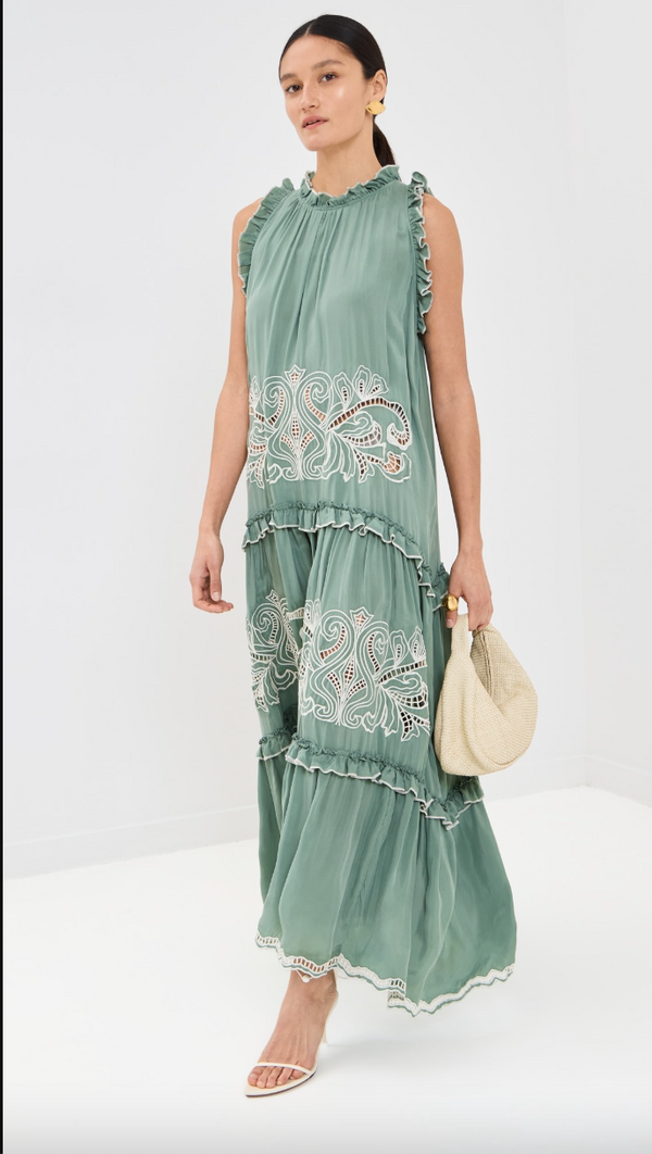 Miriam Dress Dark Green