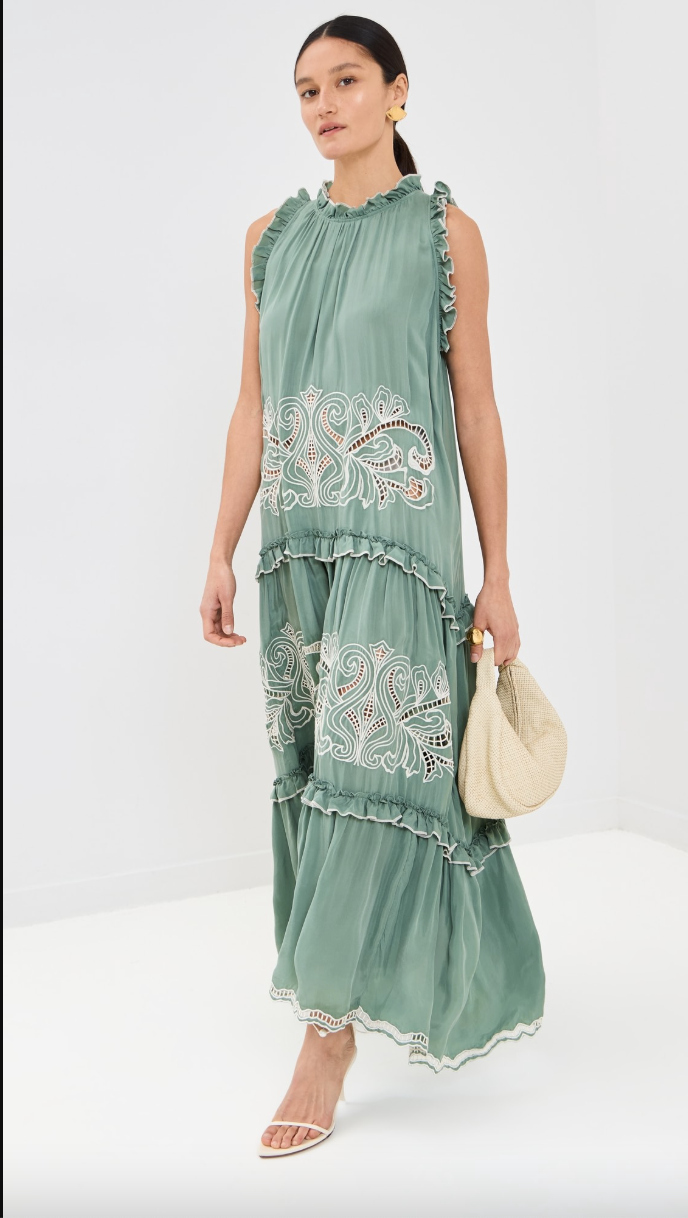 Miriam Dress Dark Green