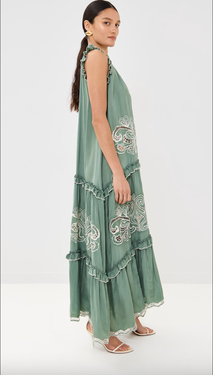 Miriam Dress Dark Green