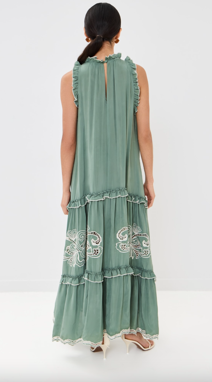 Miriam Dress Dark Green