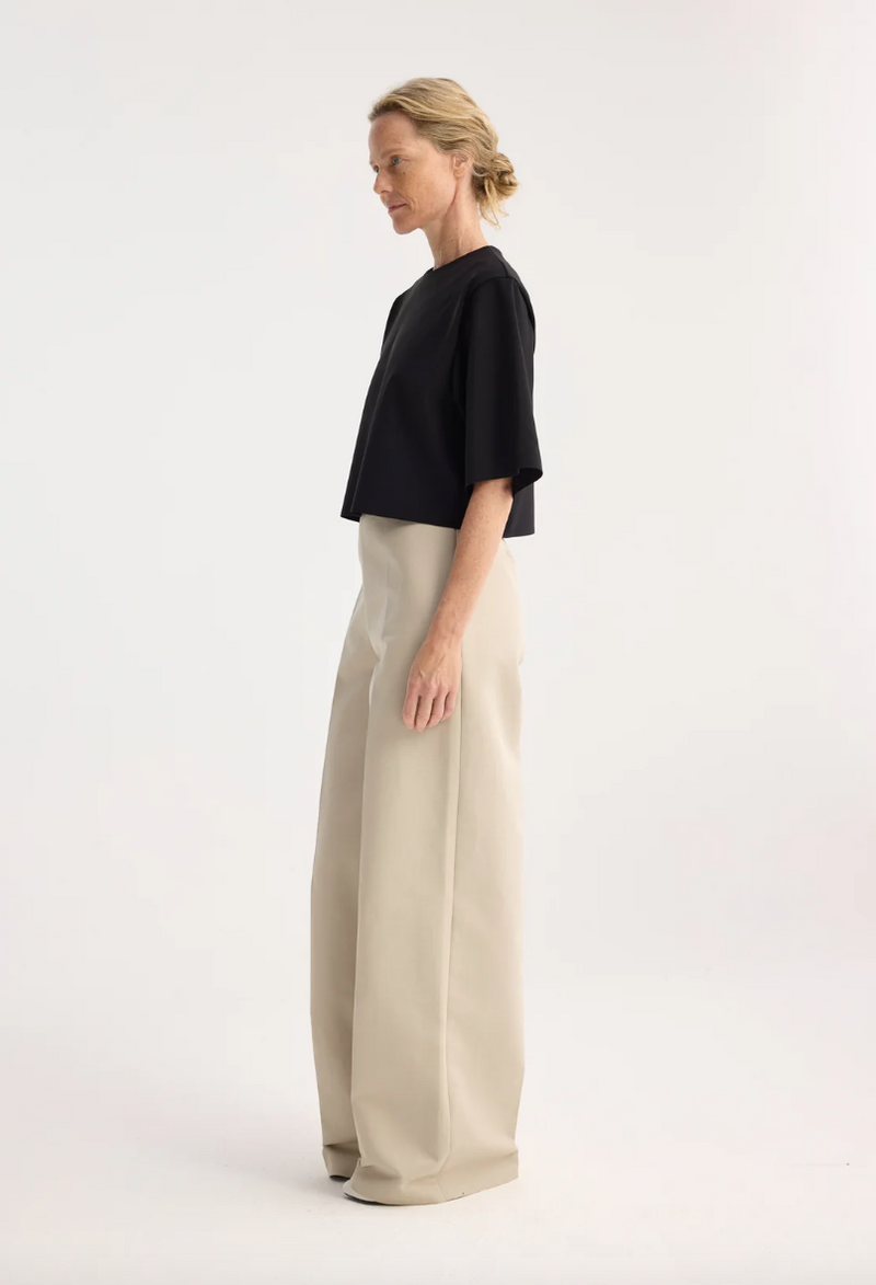 Short Length Scuba Top Black