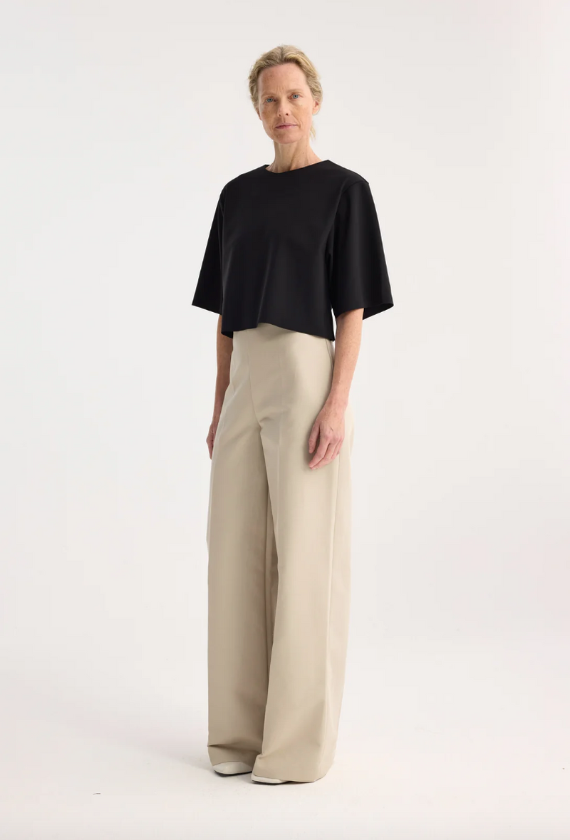 Short Length Scuba Top Black