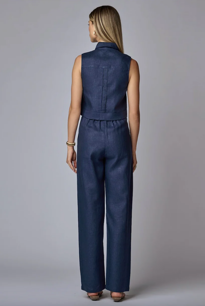 Vera Top Indigo