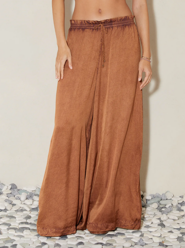 Lustre Wide Leg HW Pant