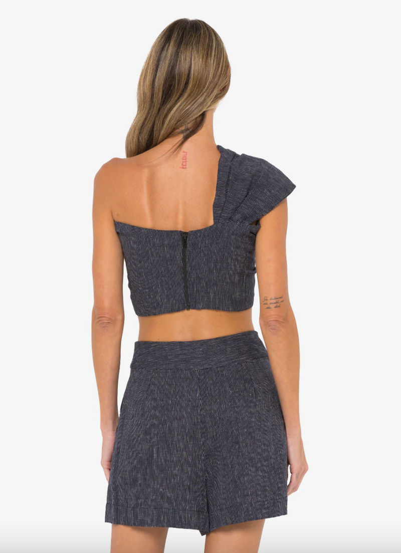 Marlow Short Midnight Stripe