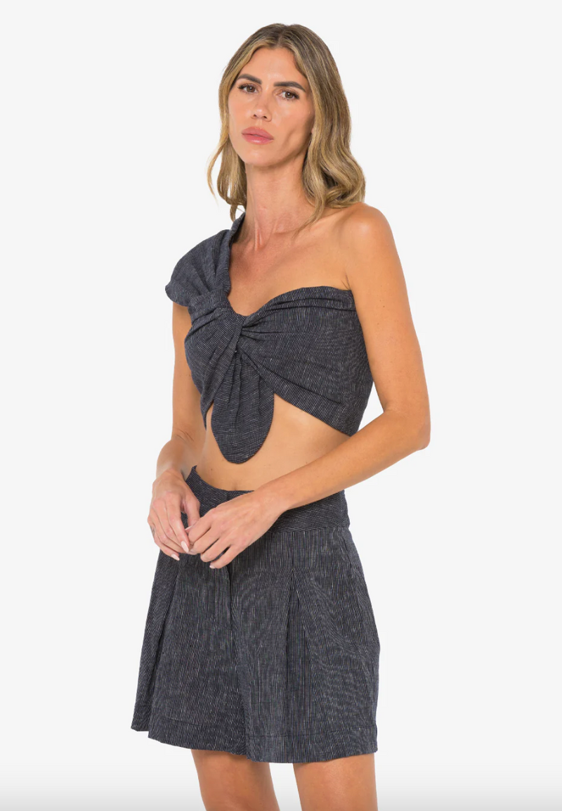 Marlow Short Midnight Stripe