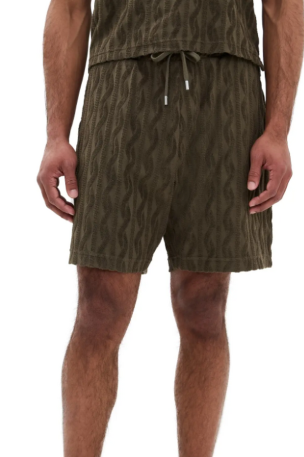 Agusto Terry Jacquard Short Seawood