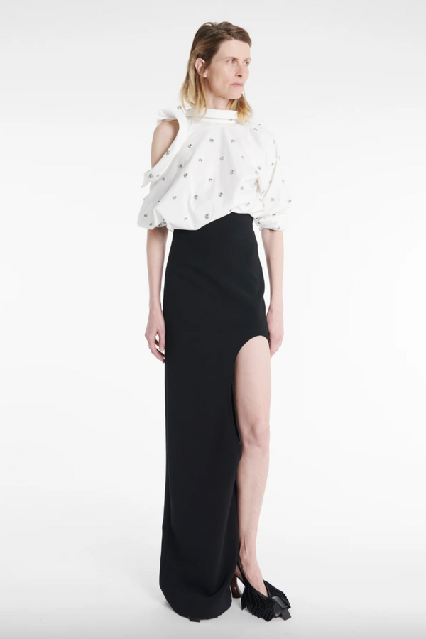 Studded Double Collar Shirt
