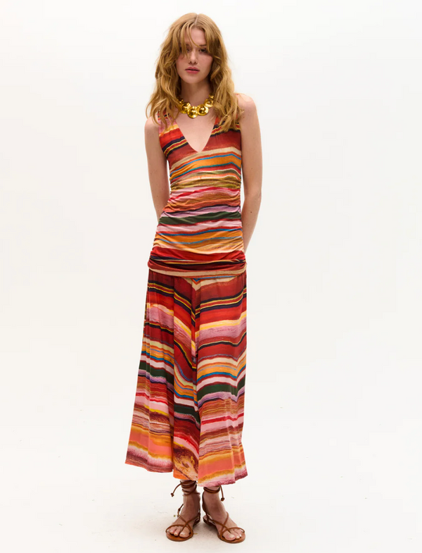 Regina Dress Ruby Marble