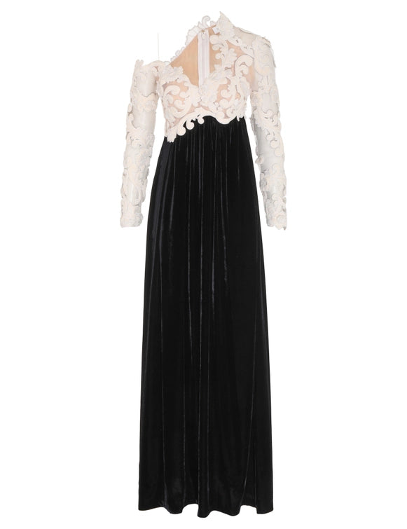 Sensory Velvet Bodice Gown