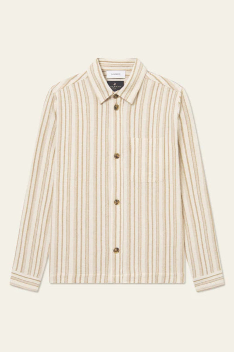 Shane Stripe Cotton Overshirt