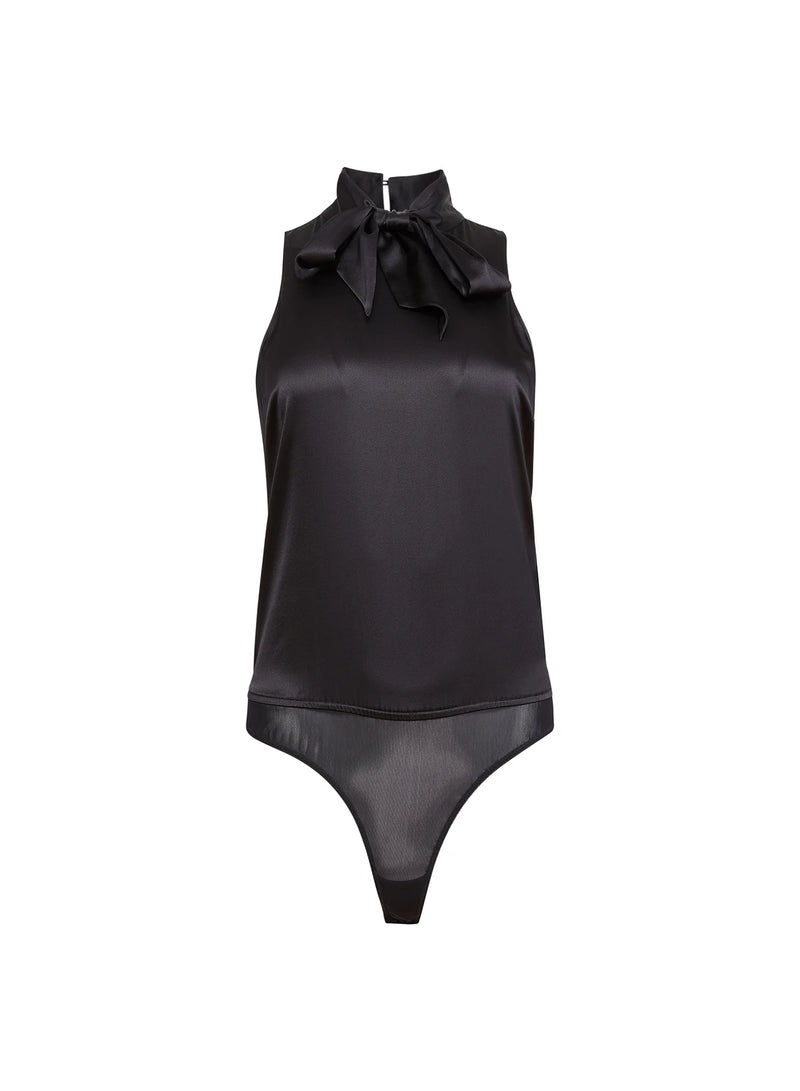 Silk Blouson Bodysuit