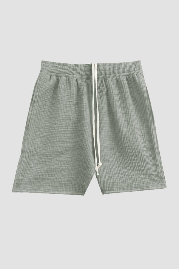 Smooth Steve Lounge Shorts Angel Weave Khaki