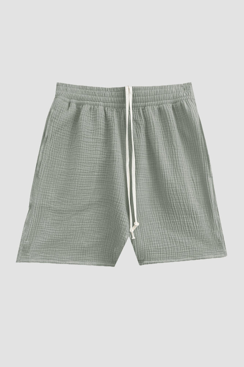 Smooth Steve Lounge Shorts Angel Weave Khaki