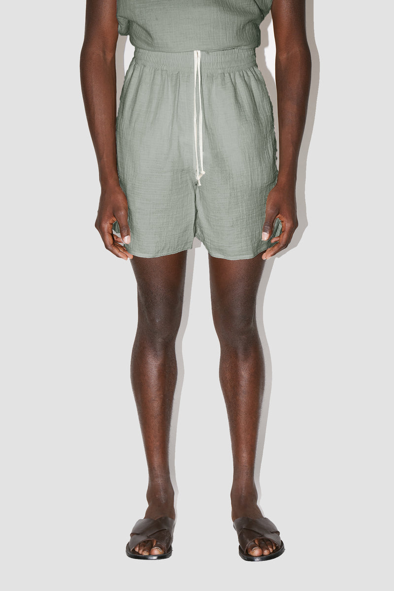 Smooth Steve Lounge Shorts Angel Weave Khaki