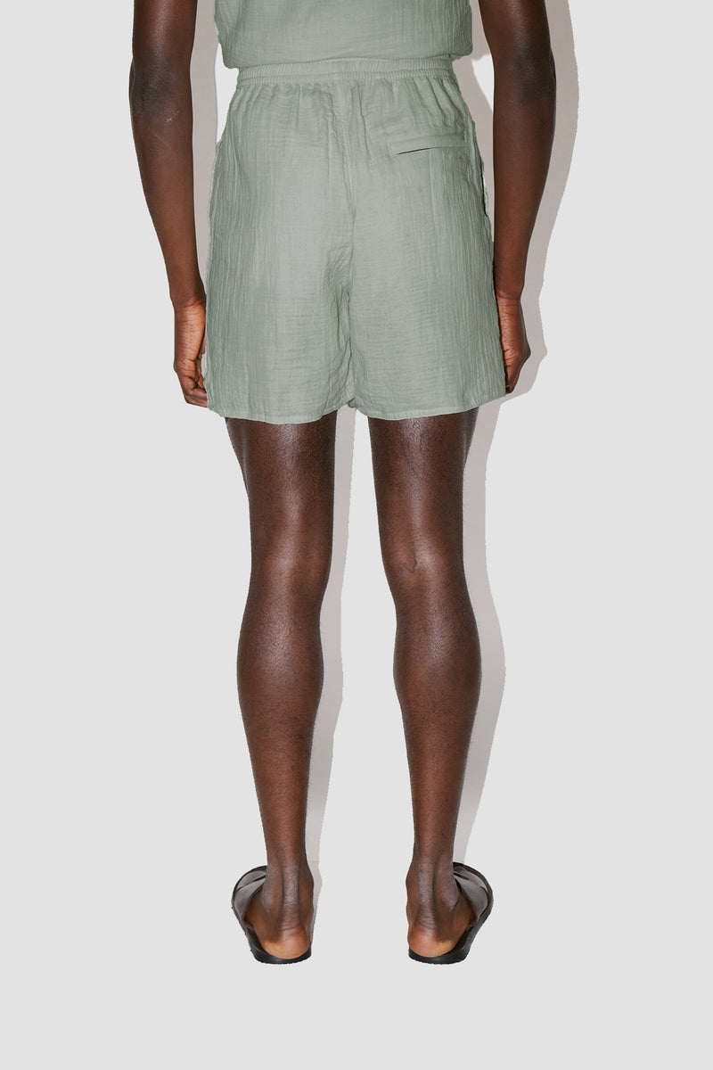 Smooth Steve Lounge Shorts Angel Weave Khaki
