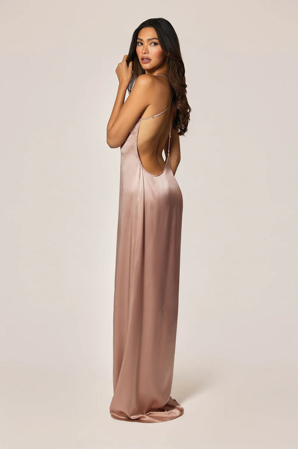 Soie T-Back Gown