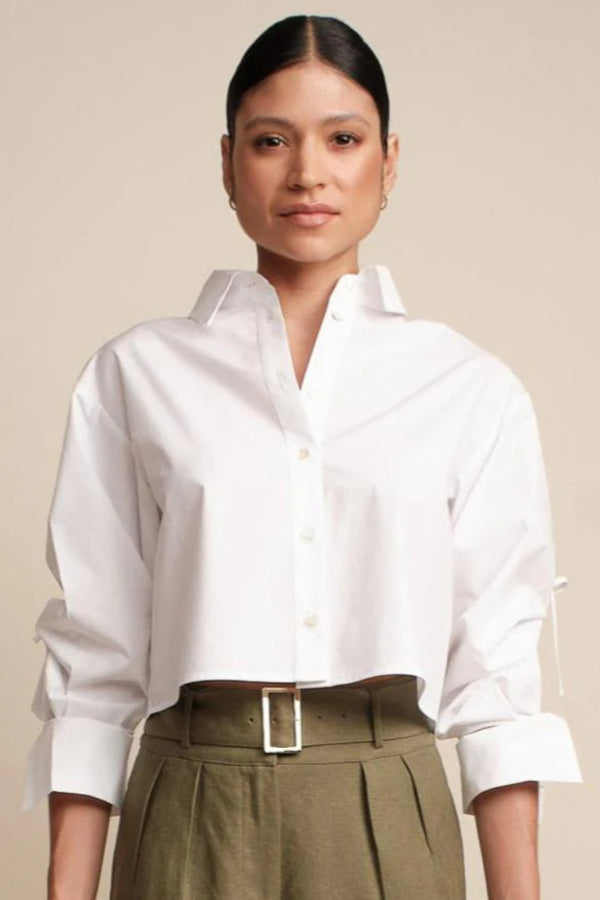 Sophia Long Sleeve Top White