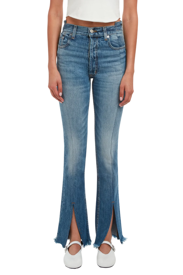 EB DENIM Split Hem OG Replica WOMEN'S JEANS CURIOVIBE, CURIO, FAENA, BAZAAR, MIAMI, SUMMER