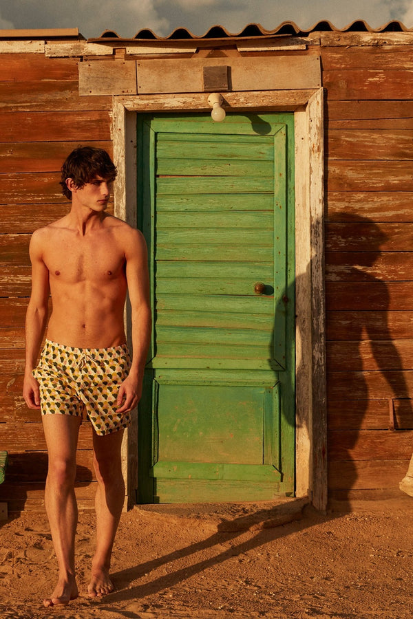 Green Bubblegum Classic Swim Shorts
