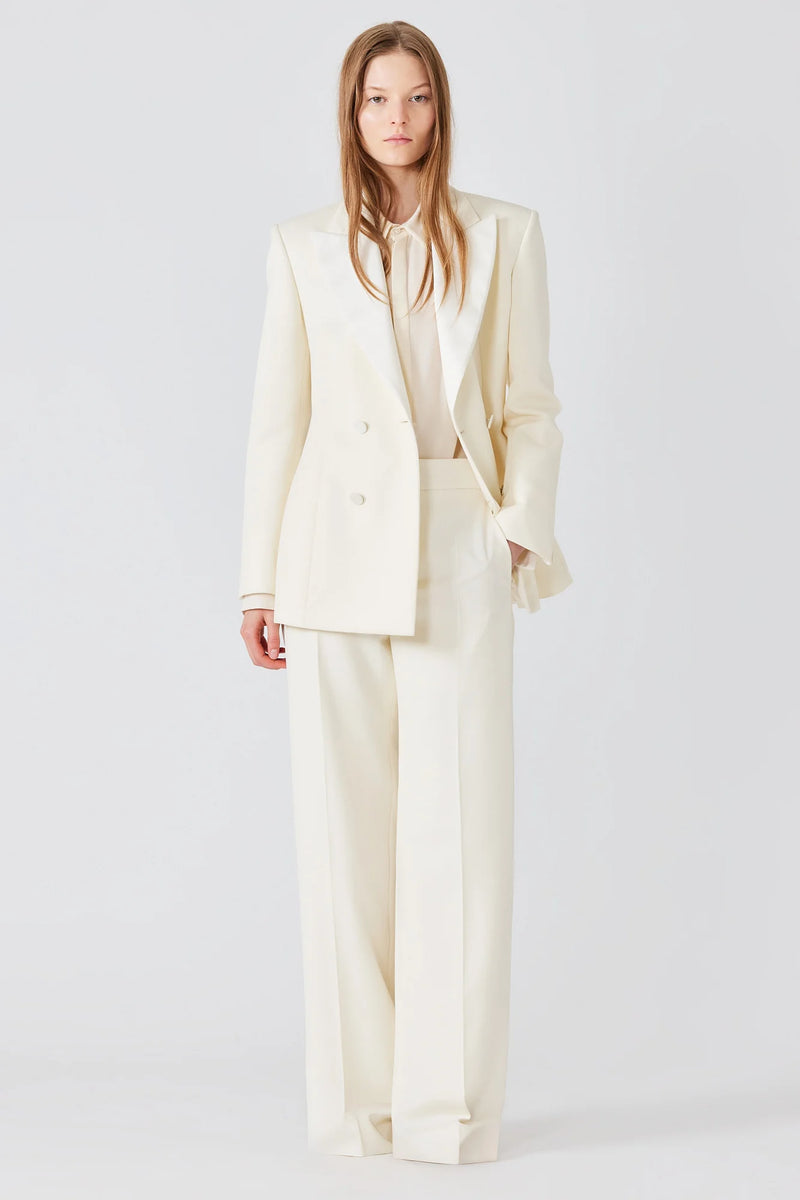 Tuxedo Double Breast Jacket with Silk Revere