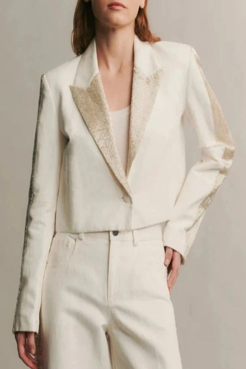 TWP My Former Better Half White Blazer CURIO at Faena Bazaar