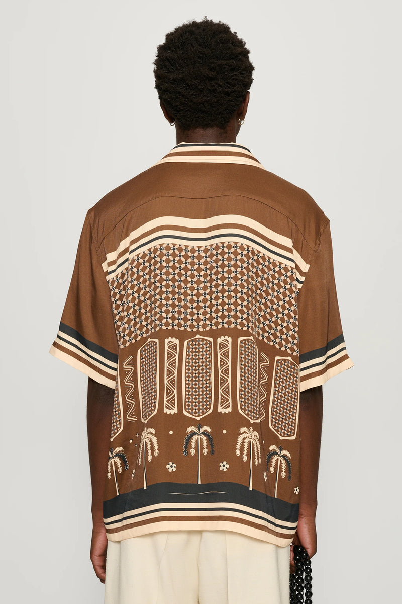 Ted Palm Print Shirt