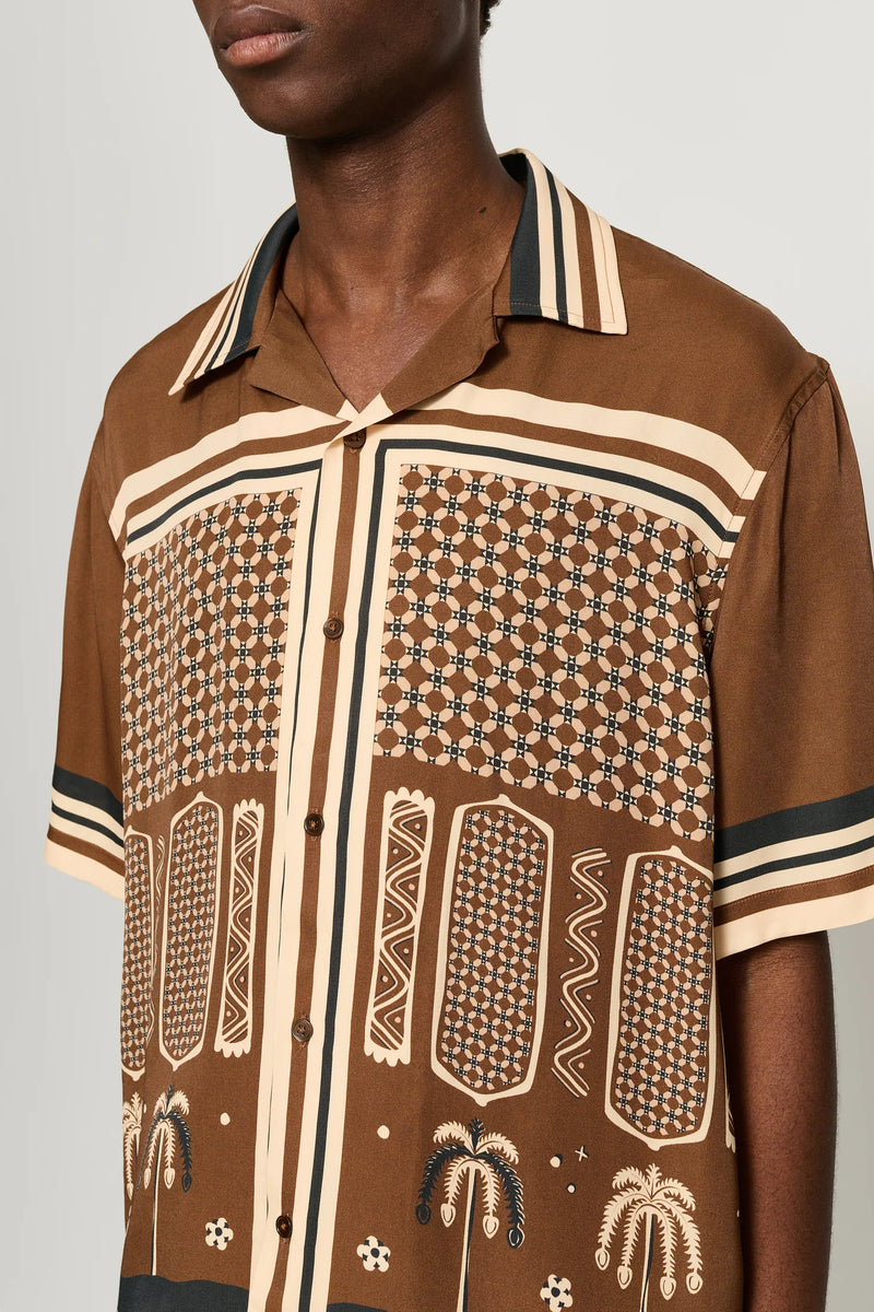 Ted Palm Print Shirt