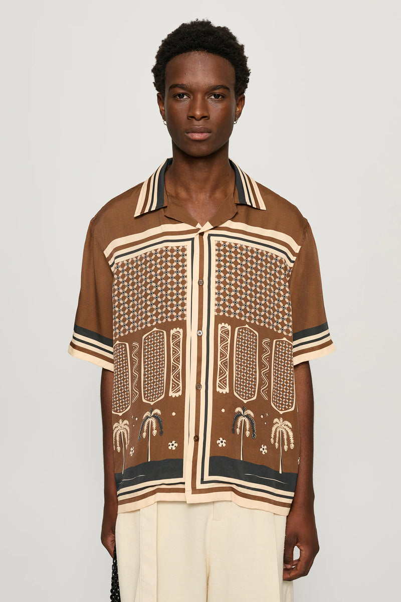 Ted Palm Print Shirt