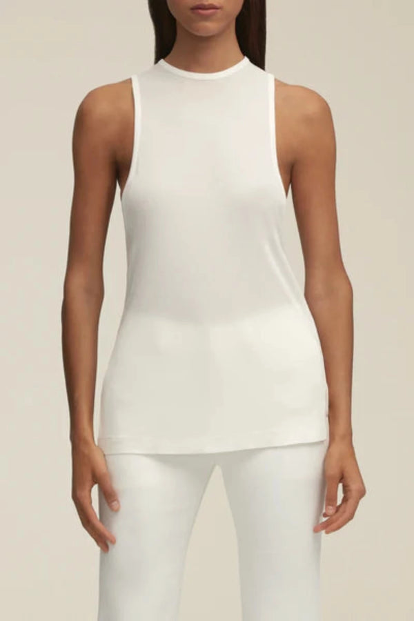 Relaxed Fit Tank White