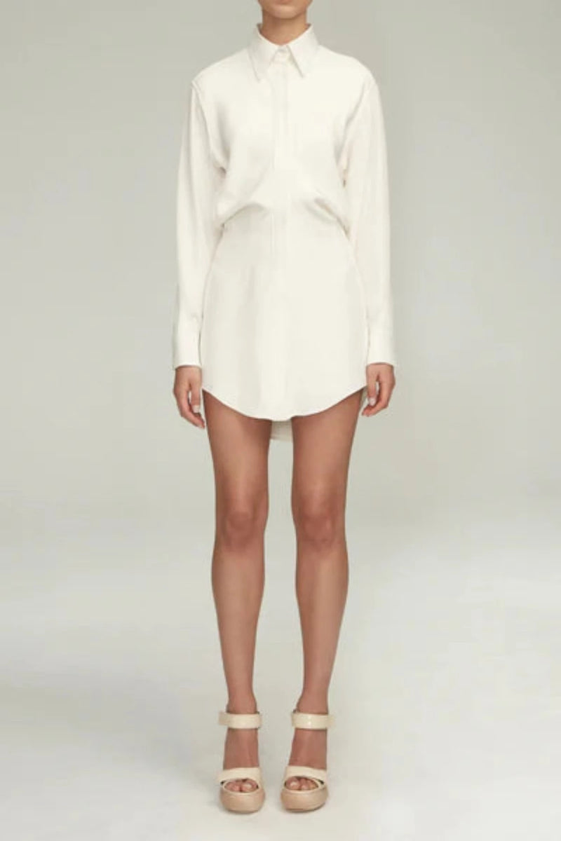 The Vera Shirtdress White Final Sale