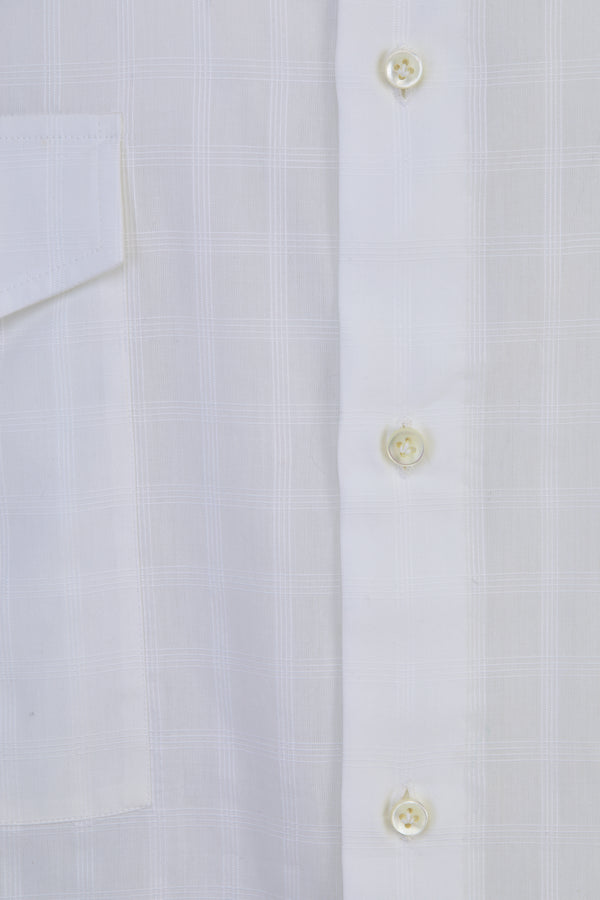 The Livio Heritage Shirt White Check